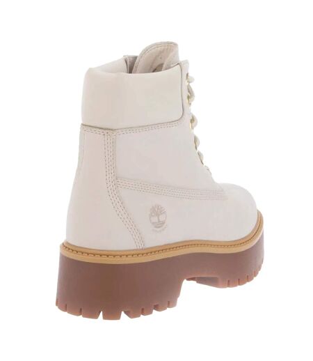 Bottines femme blanc cassé Timberland