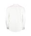 Chemise À Manches Longues Homme Blanc Bleu Marine Kustom Kit-3