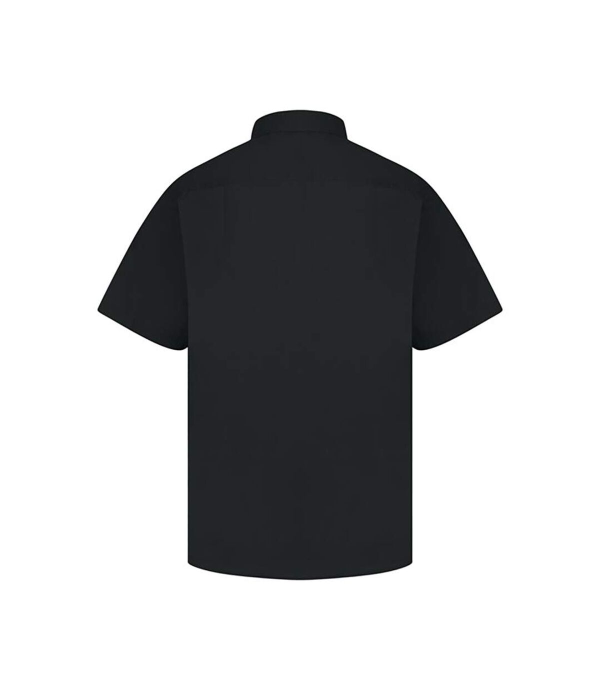 Absolute Apparel Mens Short Sleeved Classic Poplin Shirt (Black) - UTAB118