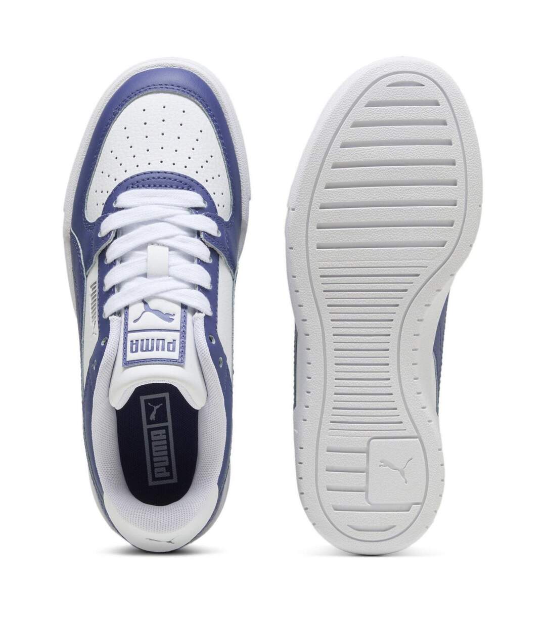 Womens/ladies Ca Pro Classic Low Cut Trainers White Navy Puma-3