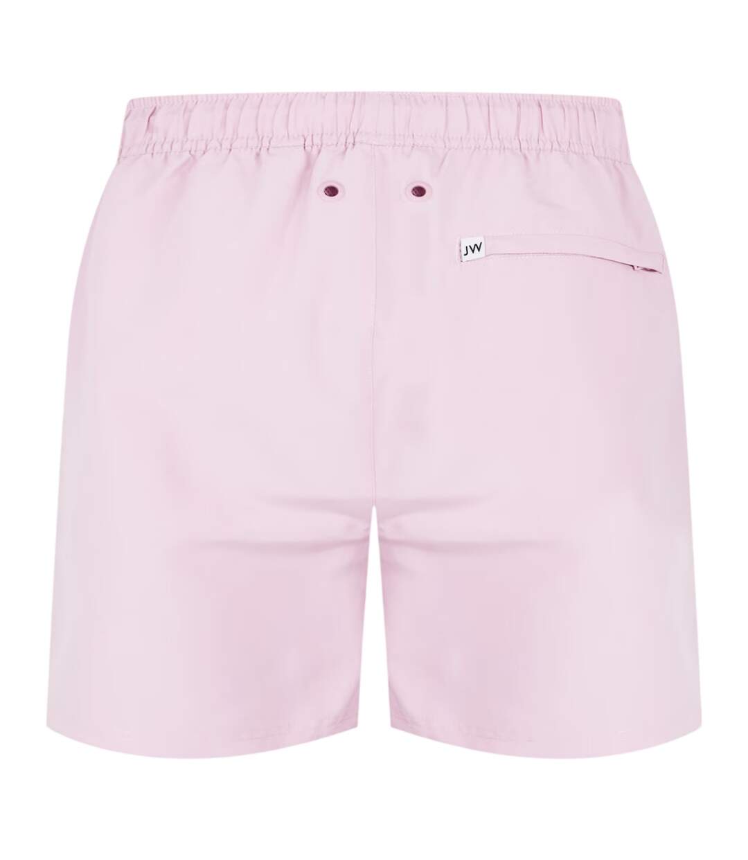 Mens Embroidered Logo Mid Length Swim Shorts Light Pink Jack Wills-3