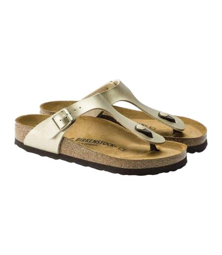 Tongs Gizeh Femme Doré Birkenstock