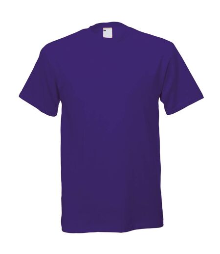 Mens Short Sleeve Casual T-Shirt (Grape) - UTBC3904