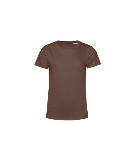 B&C Womens/Ladies E150 Organic Short-Sleeved T-Shirt (Coffee)