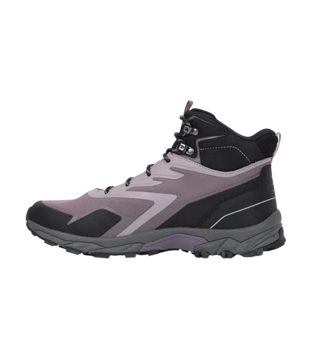 Womens/ladies Trek Softshell Walking Boots Purple Mountain Warehouse-3