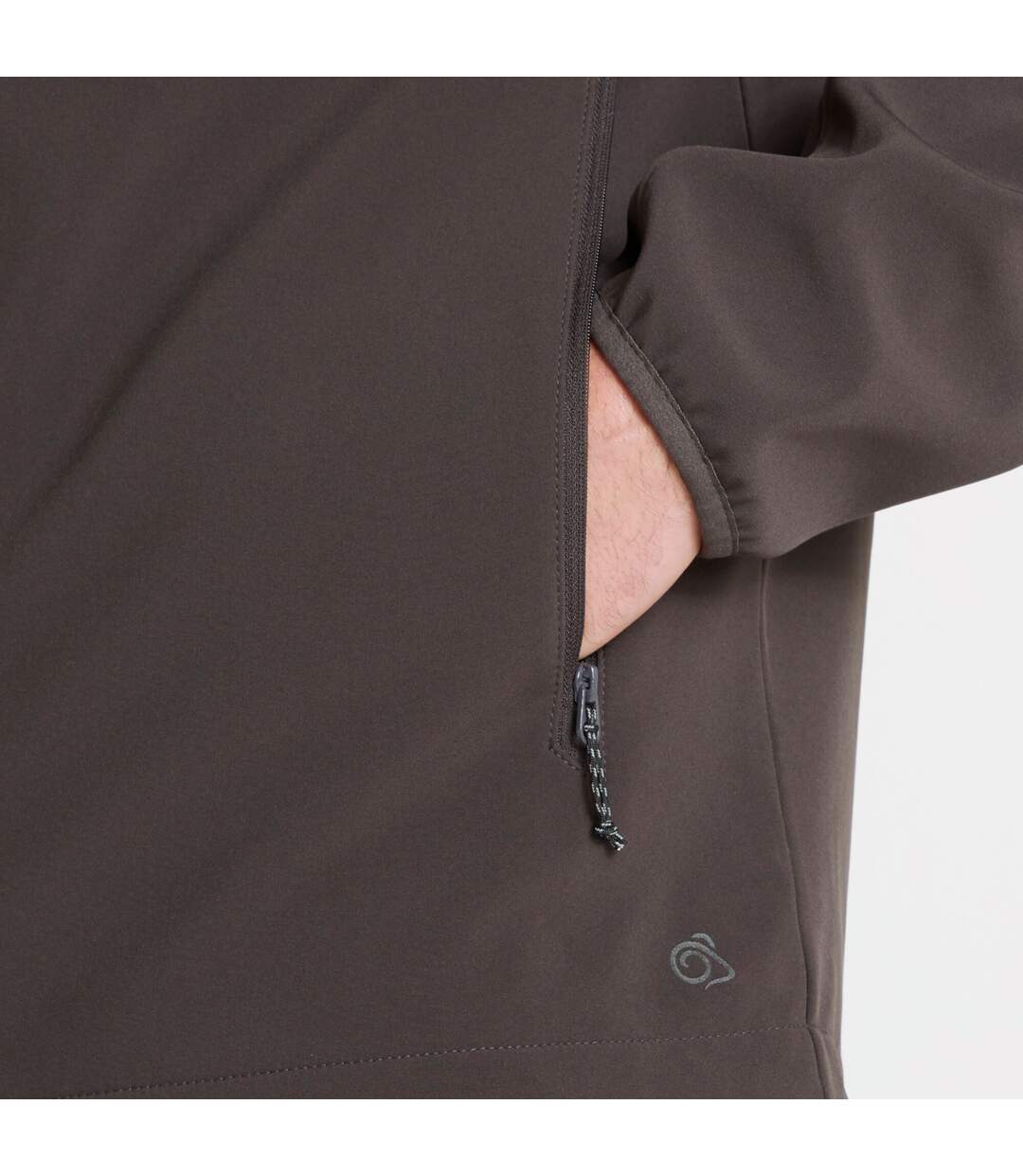 Mens Expert Basecamp Soft Shell Jacket Carbon Grey Craghoppers-4
