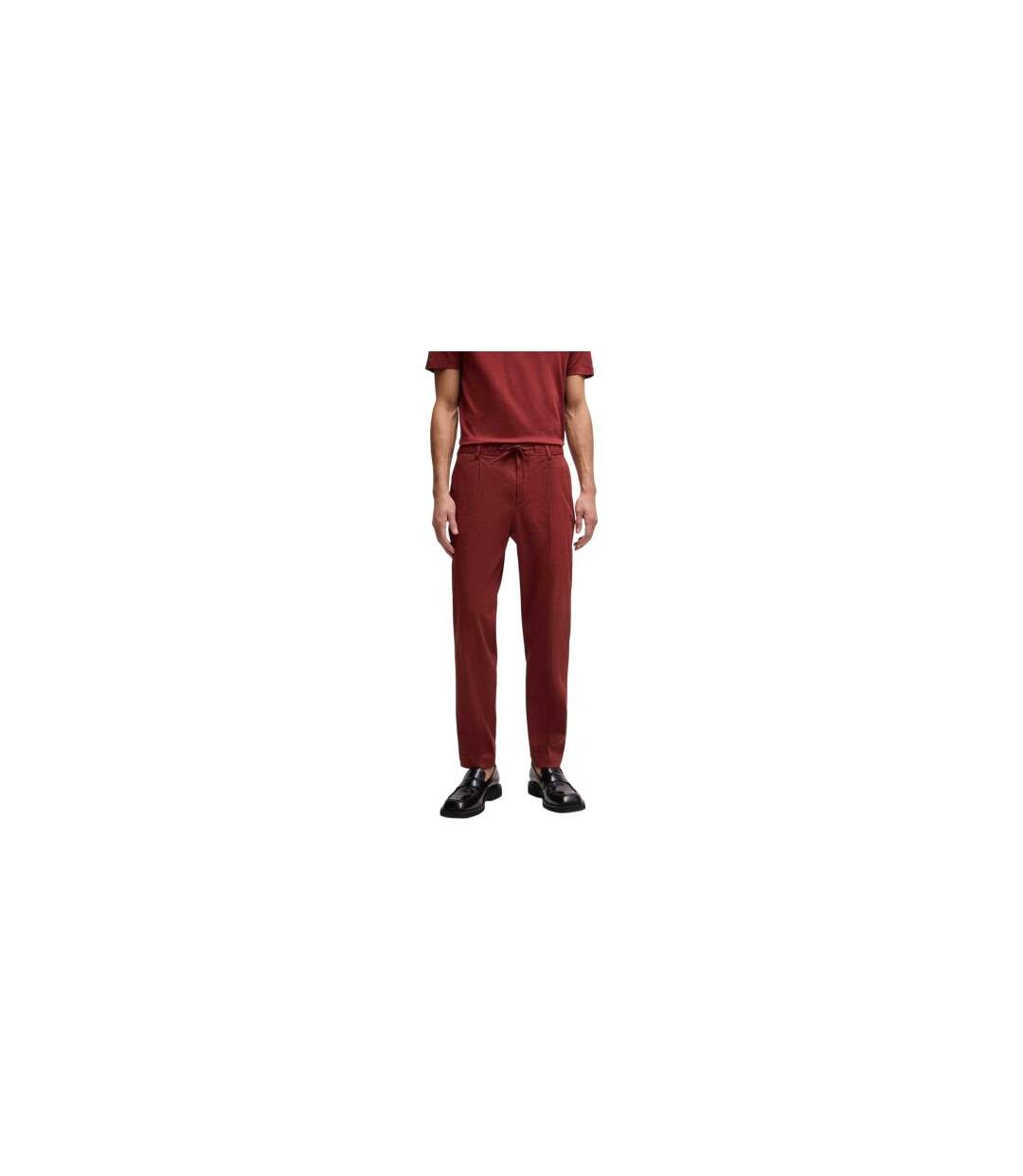 Mens Perin Trousers Brown Boss-1