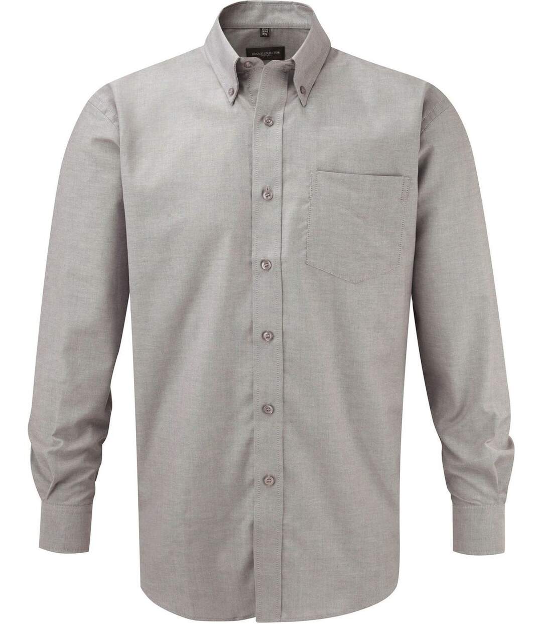 Chemise manches longues - Homme - RU932M - gris silver