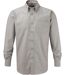 Chemise manches longues - Homme - RU932M - gris silver