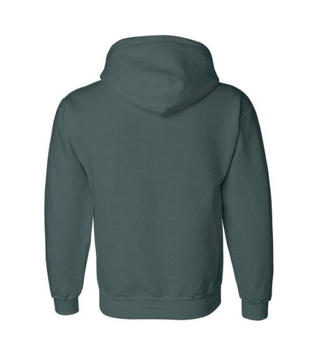 Gildan Heavyweight DryBlend Adult Unisex Hooded Sweatshirt Top / Hoodie (13 Colours) (Forest Green) - UTBC461