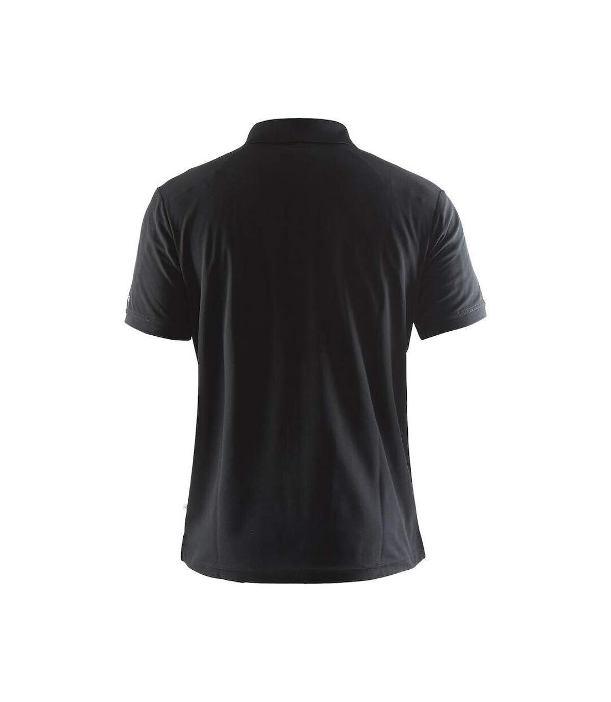 Craft Mens Classic Pique Short Sleeve Polo Shirt (Black)