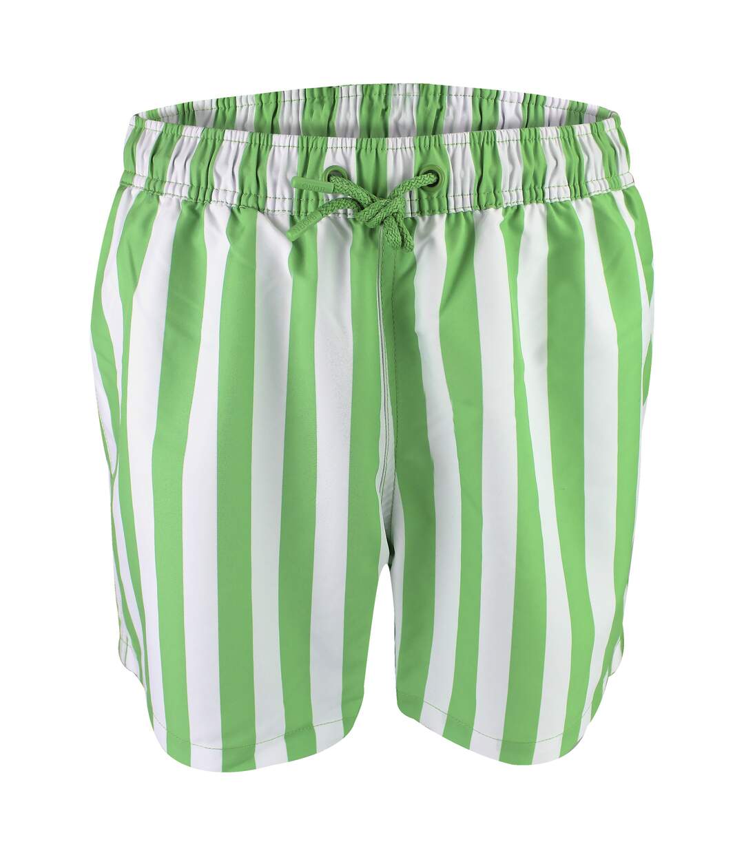 Loose Fitting Print Swimming Trunks With Pocket For Men-1