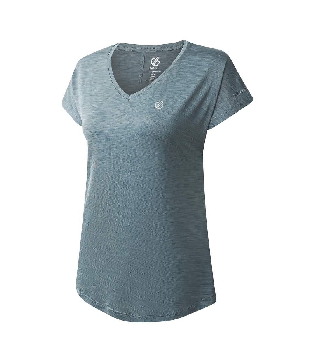 T-shirt de sport femme bleu gris Dare 2B-3