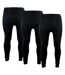 3 Pack Mens Thermal Long Johns | Winter Base Layer Underwear Bottoms-3