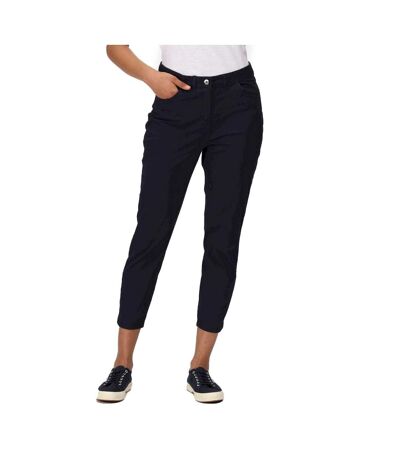 Womens/ladies gabrina ii skinny 3/4 jeans navy Regatta