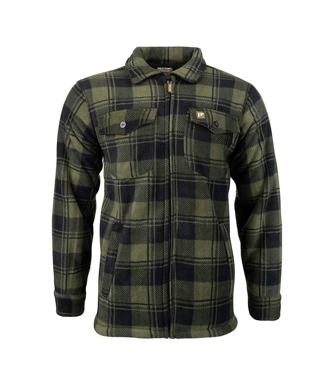 Chemise Motif/style À Carreaux Tundra Homme Vert Jack Pyke-1