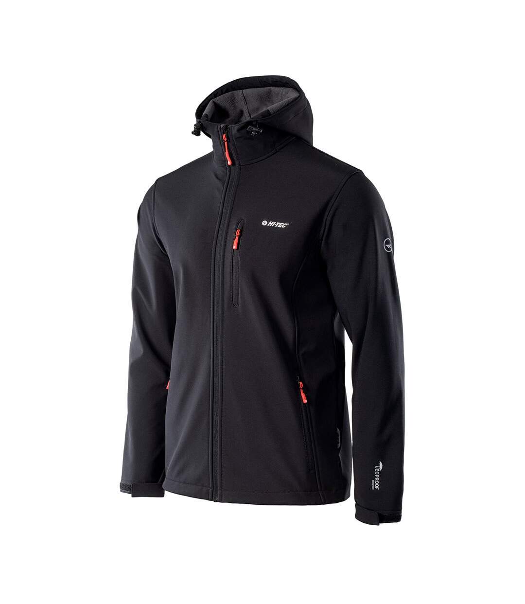 Veste Softshell Caen Homme Noir Orange Hi-Tec-3