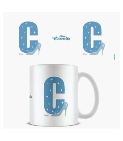 Cinderella C Alphabet Mug (White/Blue) (One Size) - UTPM4589