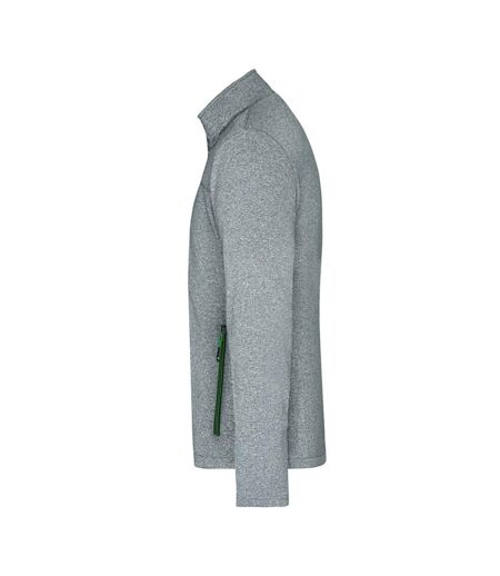 Veste Softshell Homme Vert Foncé Chiné James And Nicholson