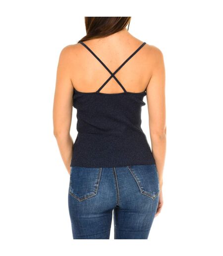 Thin strap top with ribbed fabric 3Y5H2A-5M1WZ women