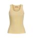 Womens/ladies Frida Ribbed Tank Top Sunlight JJXX-2