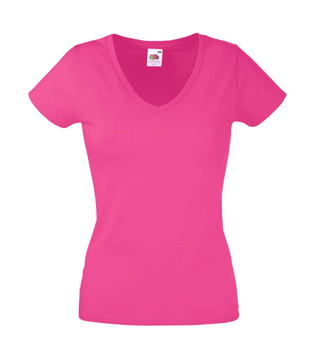 T-shirt valueweight femme fuchsia Fruit of the Loom-1