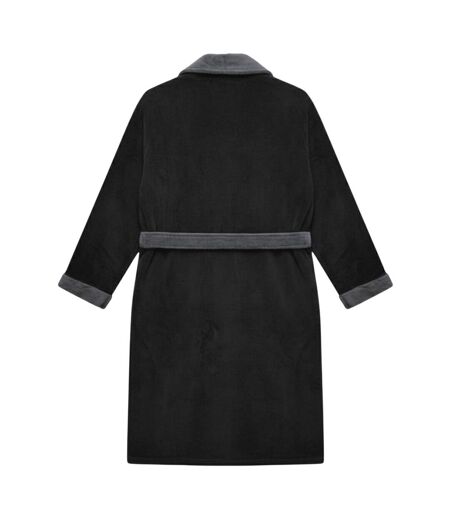 Robe De Chambre Luxury Aw25 Homme Noir Gris Lambretta