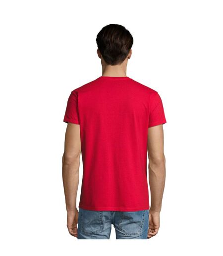 SOLS Mens Imperial V Neck T-Shirt (Red)