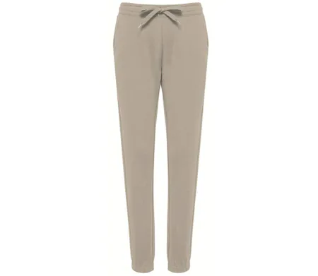 Pantalon jogging molleton - Femme - K7027 - beige clay