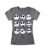 Nightmare Before Christmas Womens/Ladies Jack Skellington T-Shirt (Charcoal Grey)