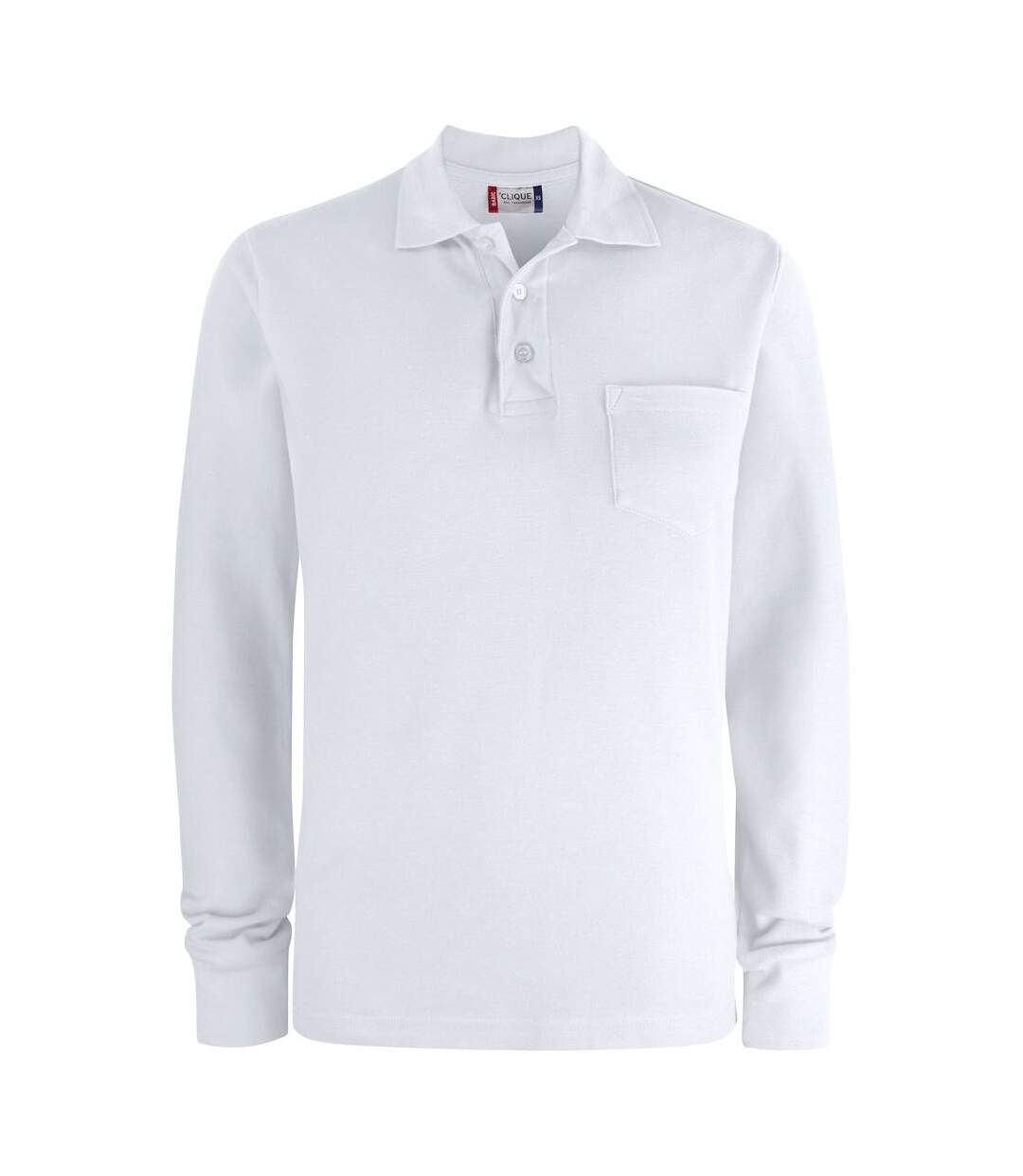 Polo adulte blanc Clique-1