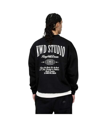Mens Studio Studios Crew Neck Sweatshirt Black Kings Will Dream