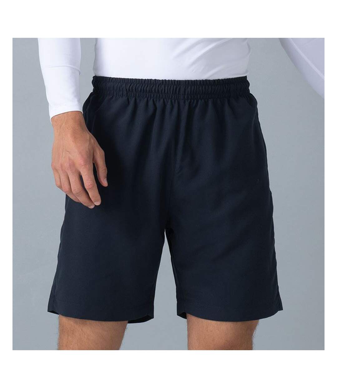 Finden & Hales Mens Microfibre Sports Short (Navy)