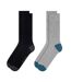 Lot De 3  Chaussettes Homme Anthracite Noir Gris Ted Baker-2