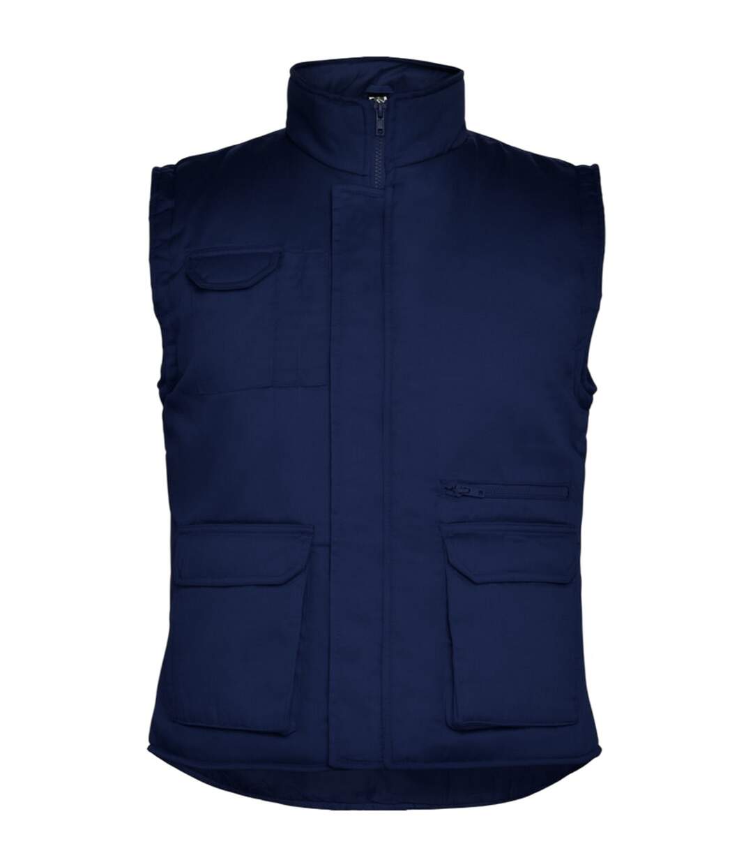 Mens Almanzor High-neck Multi-purpose Gilet Navy Blue Roly Workwear-1