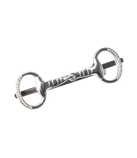 Glitz & Glam Horse Bit Tie Pin One Size Silver Supreme Products