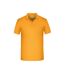 Polo Bio Workwear Homme Jaune Or James And Nicholson-1