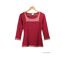 T-shirt Manches Longues Femme 100% Coton Fuchsia – Confort Absolu-2