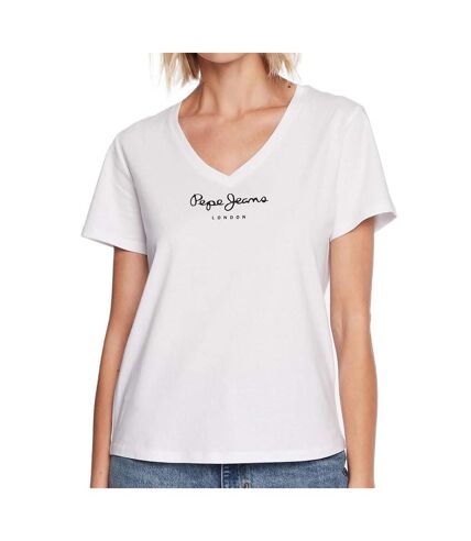 T-shirt Blanc Femme Pepe jeans Wendy V - L