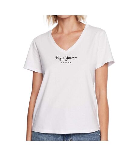 T-shirt Blanc Femme Pepe jeans Wendy V - M