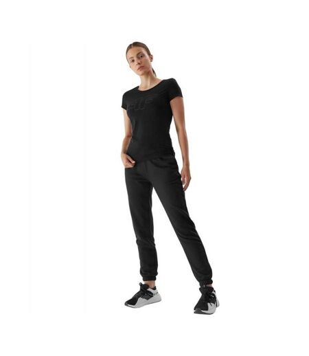 T-shirt Motif/style Imprimé Femme Noir 4F