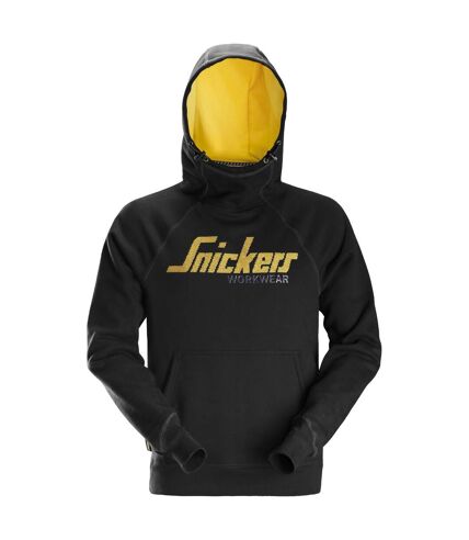 Unisex adults logo hoodie black Snickers