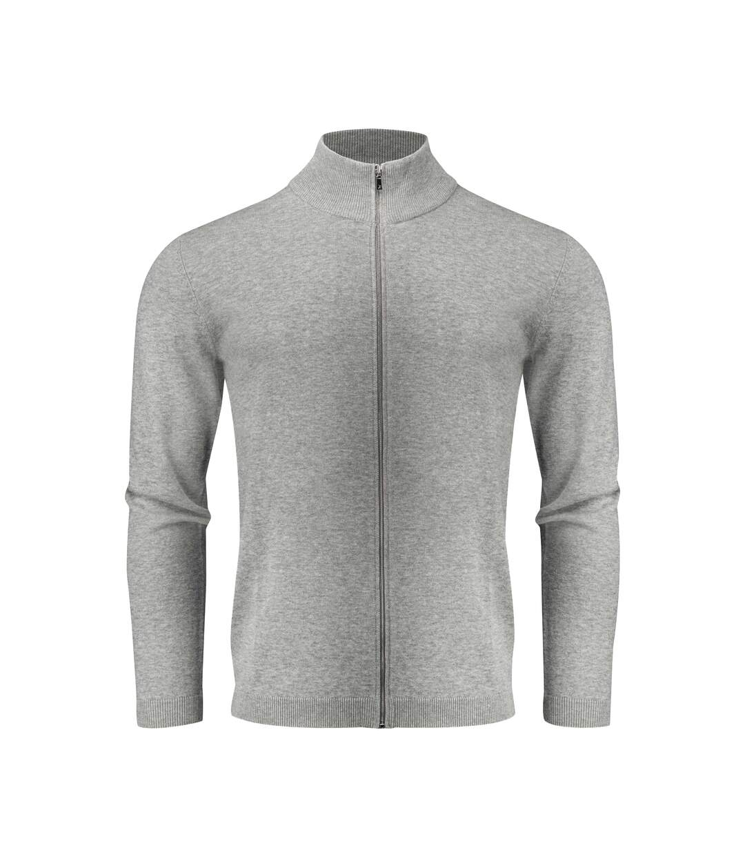 Cardigan Ashland Homme Gris Chiné James Harvest-1