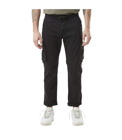 Pantalon cargo homme poches laterales avec écusson brodé en coton Ico Vondutch