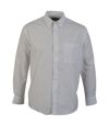 Absolute Apparel Mens Long Sleeved Oxford Shirt (White) - UTAB119