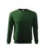 Mens Essential Cotton Long-sleeved Sweatshirt Green Malfini-1