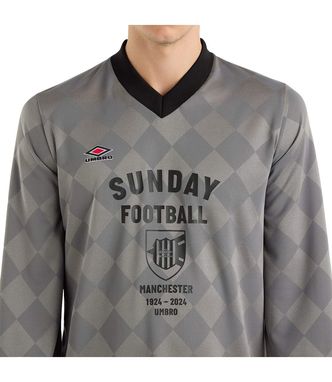 Mens 1924-2024 football shirt quiet shade Umbro-3