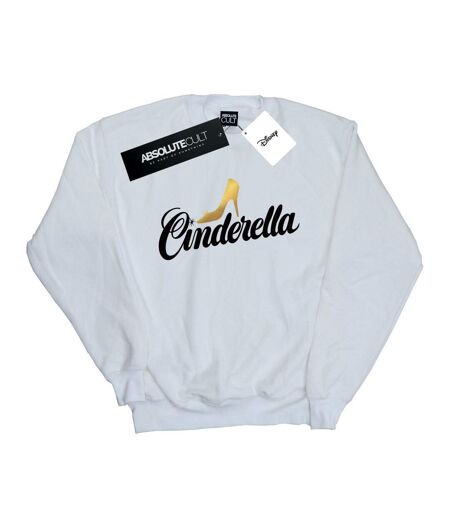 Disney - Sweat CINDERELLA SHOE LOGO - Femme (Blanc) - UTBI13869