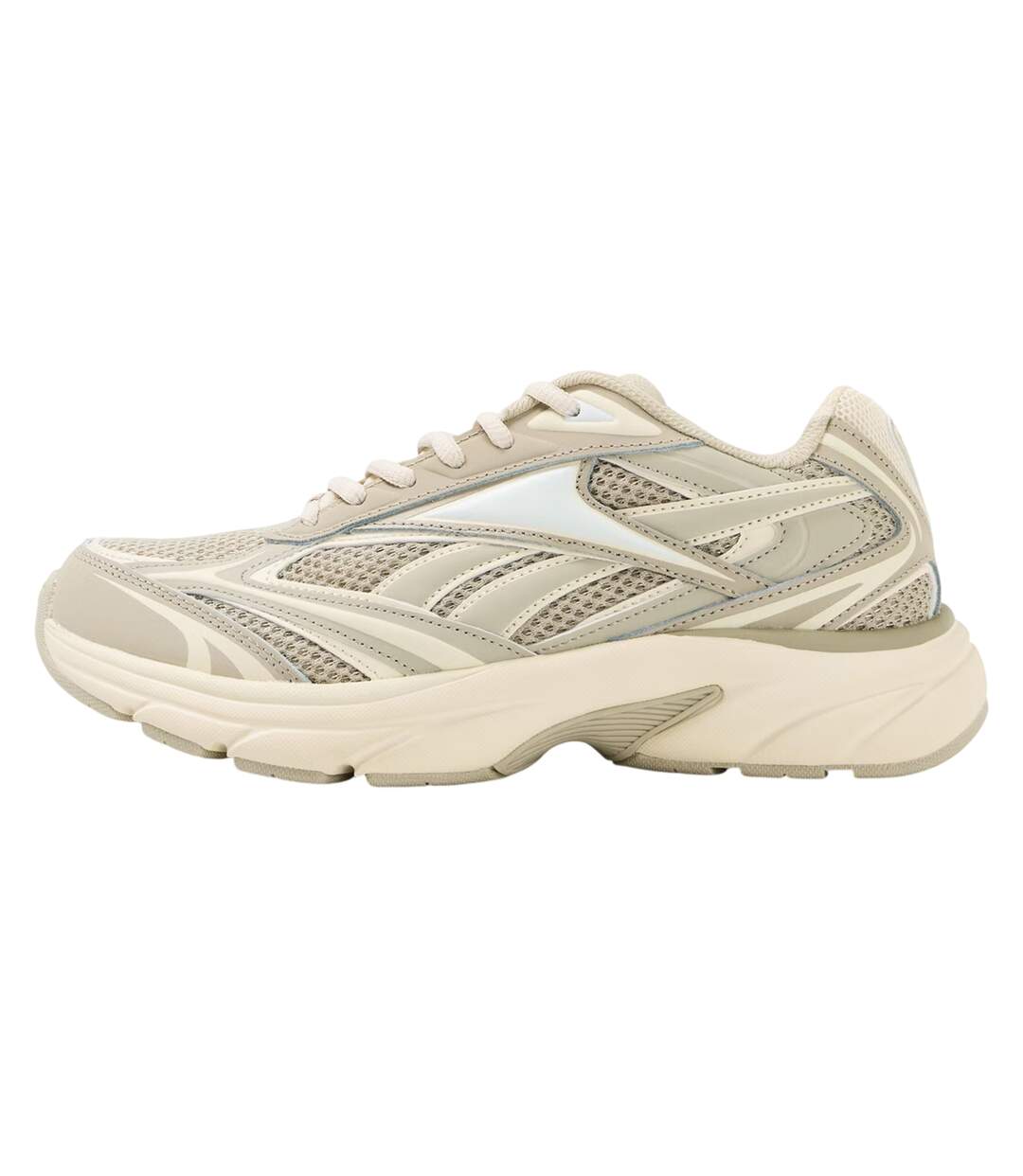 Womens/ladies Belwave Trainers Beige Sand Reebok-2