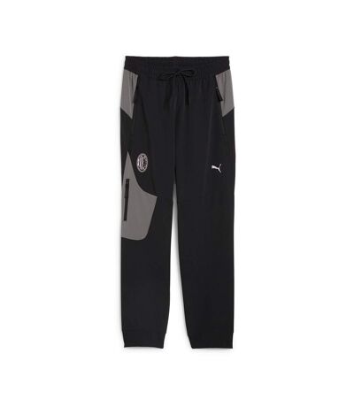 AC milan pantalon de survêtement pre-match noir/gris homme puma 2024/25 - l